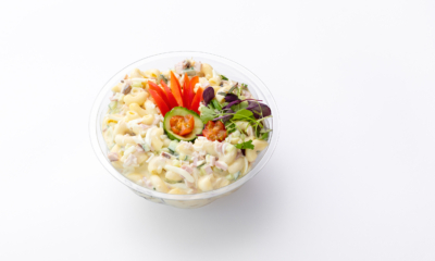 Hotell Tartu kohviku makaroni-singisalat -kodune salat kaasatellimiseks Tartus