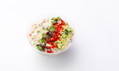 Hotell Tartu kohviku riisi-kanalihasalat - värske salat Tartu kohvikus