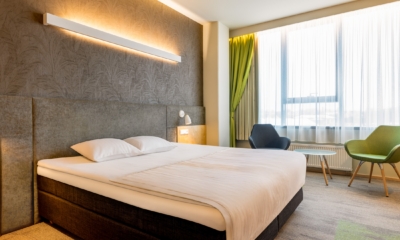 Hotell Tartu Superior toa voodi vaade