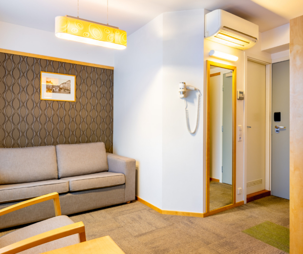 Hotell Tartu Standard kolmekohalise toa diivaniala - ruumikas tuba kolmele Tartus